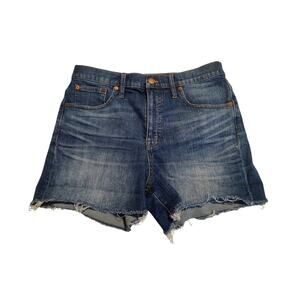 Madewell High Rise Denim Shorts 30 4” Inseam Vintage Wash